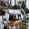 Gastor Suspension, Boule lumineuse, Suspension Noir, 6 lumières