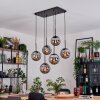 Gastor Suspension, Boule lumineuse, Suspension Noir, 6 lumières