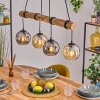 Ripoll Suspension, Boule lumineuse, Suspension Écru, Noir, 4 lumières