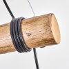 Ripoll Suspension, Boule lumineuse, Suspension Écru, Noir, 4 lumières