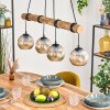 Ripoll Suspension, Boule lumineuse, Suspension Écru, Noir, 4 lumières
