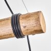 Ripoll Suspension, Boule lumineuse, Suspension Écru, Noir, 4 lumières