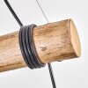 Ripoll Suspension, Boule lumineuse, Suspension Écru, Noir, 4 lumières