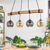 Koyoto Suspension, Boule lumineuse, Suspension Écru, Noir, 4 lumières