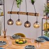Koyoto Suspension, Boule lumineuse, Suspension Écru, Noir, 4 lumières