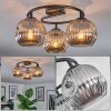 Ripoll Plafonnier, Boule lumineuse Fumé, 3 lumières