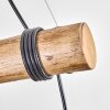 Ripoll Suspension, Boule lumineuse, Suspension Écru, Noir, 4 lumières