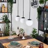 Gastor Suspension, Boule lumineuse, Suspension Blanc, 3 lumières