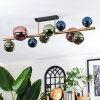 Chehalis Plafonnier, Boule lumineuse Or, Noir, 10 lumières