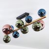 Chehalis Plafonnier, Boule lumineuse Or, Noir, 10 lumières