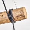Koyoto Suspension, Boule lumineuse, Suspension Écru, Noir, 3 lumières