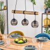 Koyoto Suspension, Boule lumineuse, Suspension Écru, Noir, 3 lumières