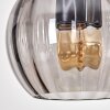 Koyoto Suspension, Boule lumineuse, Suspension Écru, Noir, 3 lumières