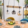 Koyoto Suspension, Boule lumineuse, Suspension Écru, Noir, 3 lumières