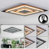 Lidor Plafonnier LED Anthracite, Gris, Noir, 1 lumière