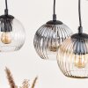 Koyoto Suspension, Boule lumineuse, Suspension Écru, Noir, 3 lumières
