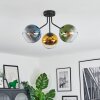 Koyoto Plafonnier, Boule lumineuse Bleu, Or, Vert, Clair, 3 lumières