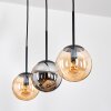 Gastor Suspension, Boule lumineuse, Suspension Ambre, Fumé, 3 lumières