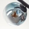 Gastor Plafonnier, Boule lumineuse Bleu, Chrome, Vert, Clair, Cuivré, Fumé, 5 lumières