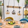 Koyoto Suspension, Boule lumineuse, Suspension Écru, Noir, 3 lumières