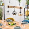 Koyoto Suspension, Boule lumineuse, Suspension Écru, Noir, 3 lumières