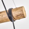 Koyoto Suspension, Boule lumineuse, Suspension Écru, Noir, 3 lumières