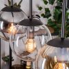 Gastor Suspension, Boule lumineuse, Suspension Ambre, Clair, Fumé, 3 lumières