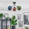 Gastor Plafonnier, Boule lumineuse Bleu, Vert, Cuivré, 3 lumières