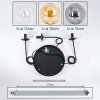 Gastor Suspension, Boule lumineuse, Suspension Ambre, Clair, Fumé, 3 lumières