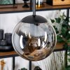 Gastor Suspension, Boule lumineuse, Suspension Ambre, Clair, Fumé, 3 lumières