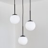 Gastor Suspension, Boule lumineuse, Suspension Blanc, 3 lumières