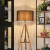 Flemming Lampadaire Écru, Noir, 1 lumière