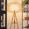 Flemming Lampadaire Écru, Noir, 1 lumière