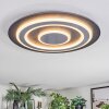 Lidor Plafonnier LED Noir, 1 lumière