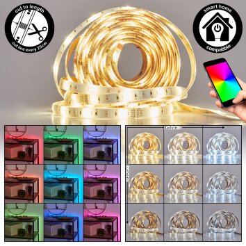 Rayen Bande LED LED Blanc, 1 lumière, Changeur de couleurs