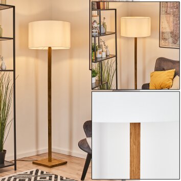Flemming Lampadaire Écru, 1 lumière Flemming Lampadaire Écru, 1 lumière