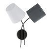 Applique murale Eglo ALMEIDA Noir, 2 lumières