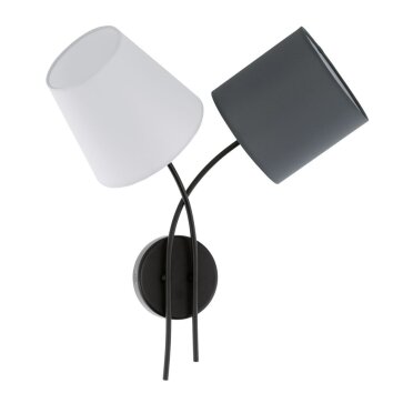 Applique murale Eglo ALMEIDA Noir, 2 lumières
