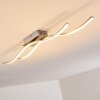Plafonnier Kalandi LED Nickel mat, 2 lumières