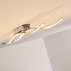 Plafonnier Kalandi LED Nickel mat, 2 lumières