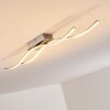 Plafonnier Kalandi LED Nickel mat, 2 lumières