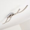 Plafonnier Kalandi LED Nickel mat, 2 lumières