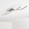 Plafonnier Kalandi LED Nickel mat, 2 lumières