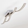 Plafonnier Kalandi LED Nickel mat, 2 lumières