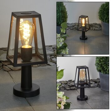 Borne lumineuse Juanico Clair, Noir, 1 lumière