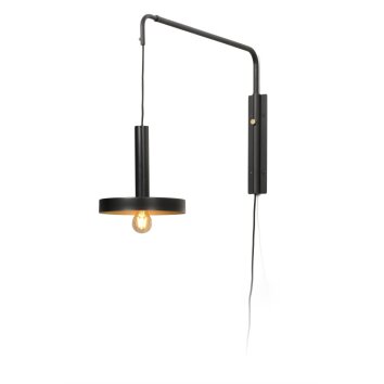 Applique murale Faro Barcelona Whizz Noir, 1 lumière
