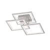 Plafonnier Wofi MODESTO LED Argenté, 3 lumières