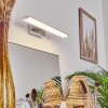 lampe miroir  Morges LED Chrome, Blanc, 1 lumière