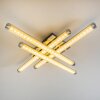 Plafonnier ISKUT LED Chrome, 4 lumières