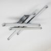 Plafonnier ISKUT LED Chrome, 4 lumières